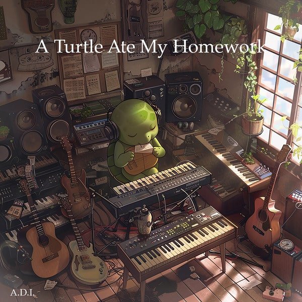 A Turtle Ate My Homework Album Cover